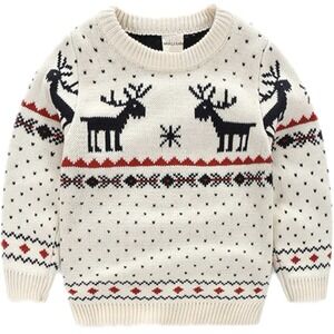 Children's Fireplace Lovely Sweater For Christmas Best Gift‎